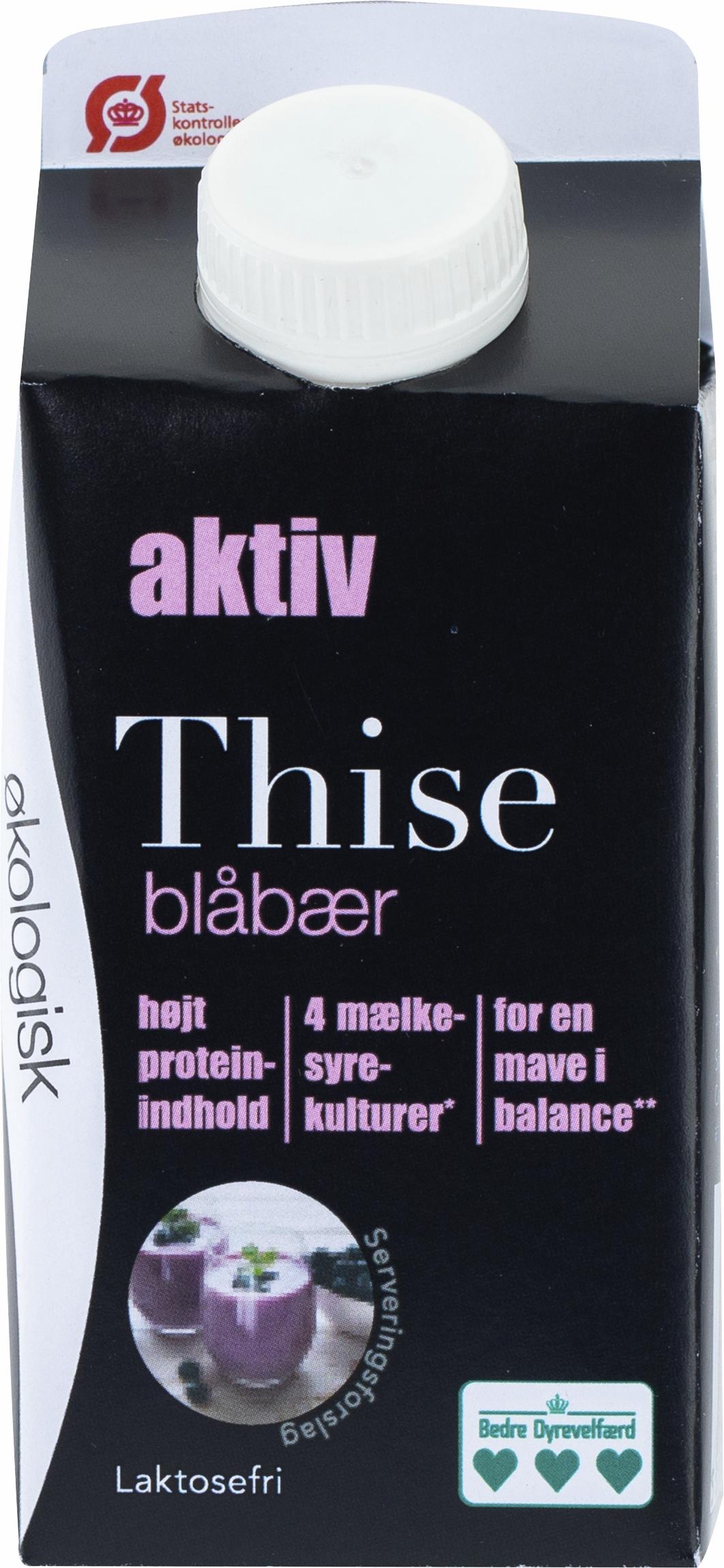 Aktiv Laktosefri drik m. blåbær 300 ml.