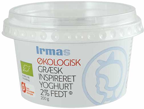 Irma Græsk Inspireret Yoghurt 2% 200g