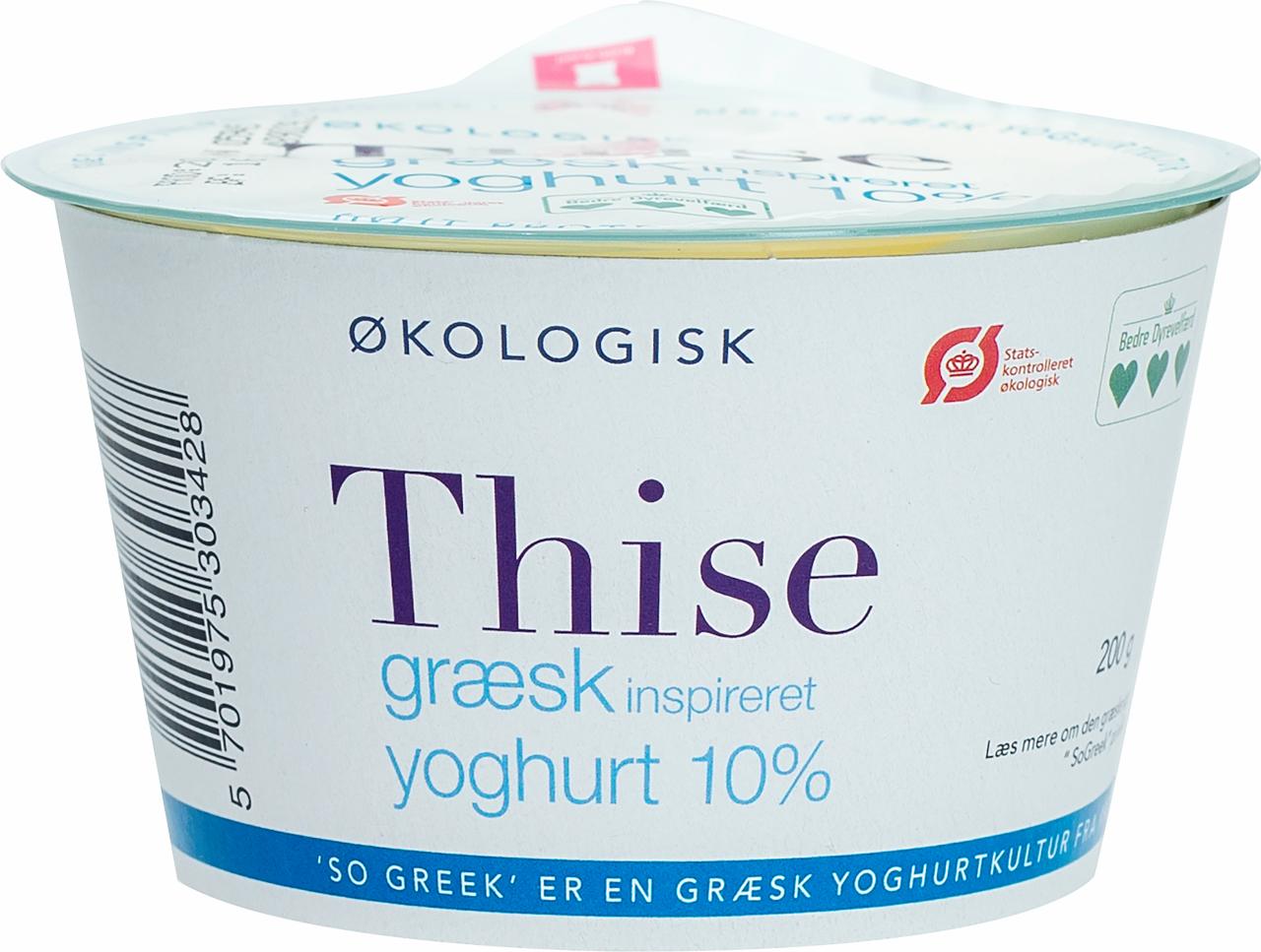 Thise Græsk Inspireret Yoghurt 10% 200g
