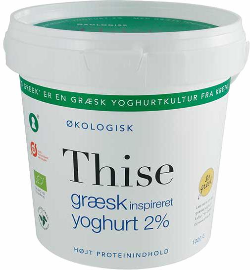 Thise Græsk Inspireret Yoghurt 2% 1kg