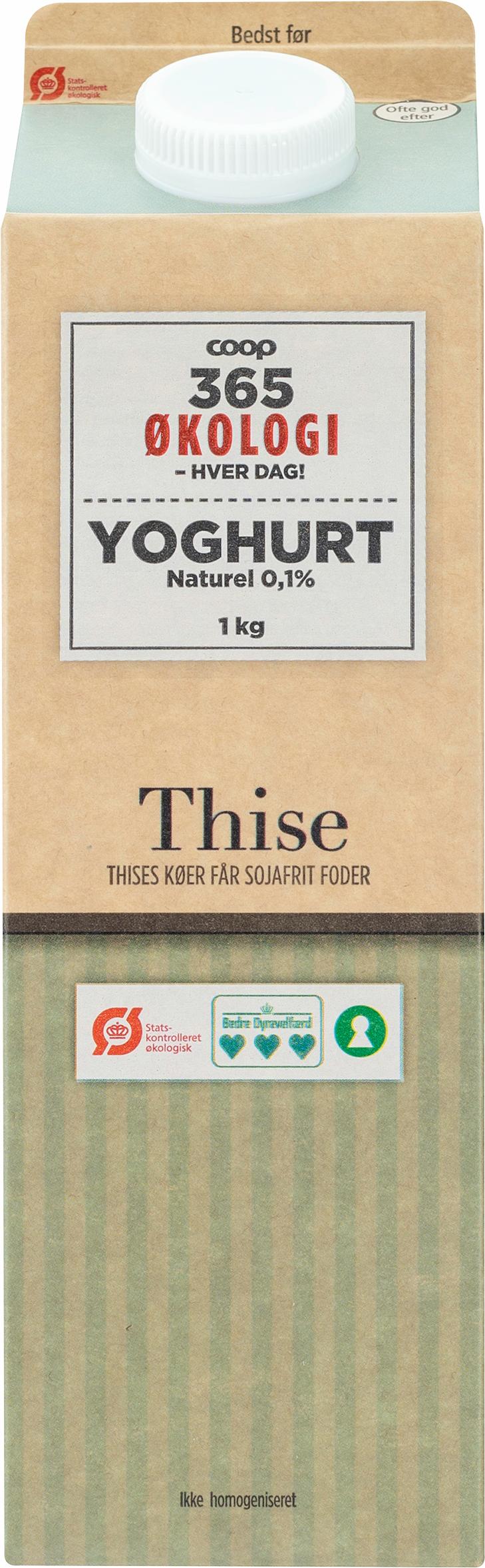 365 Øko Yoghurt Naturel 0,1% 1000g