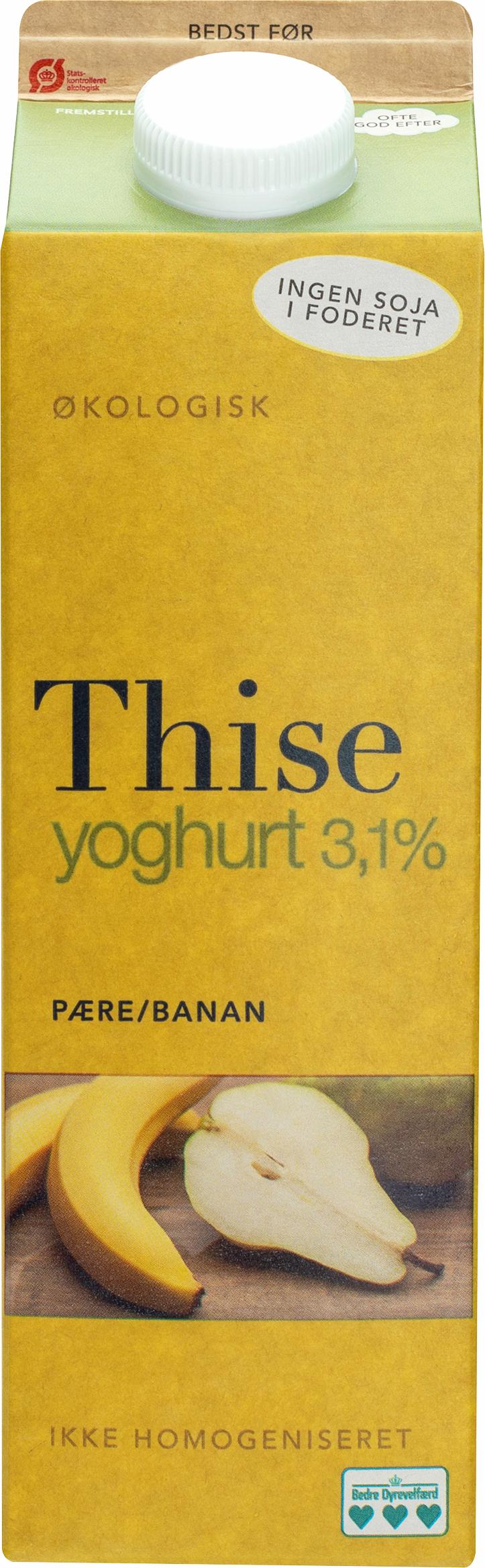 Thise Yoghurt Pære/Banan 3,0% 1000g