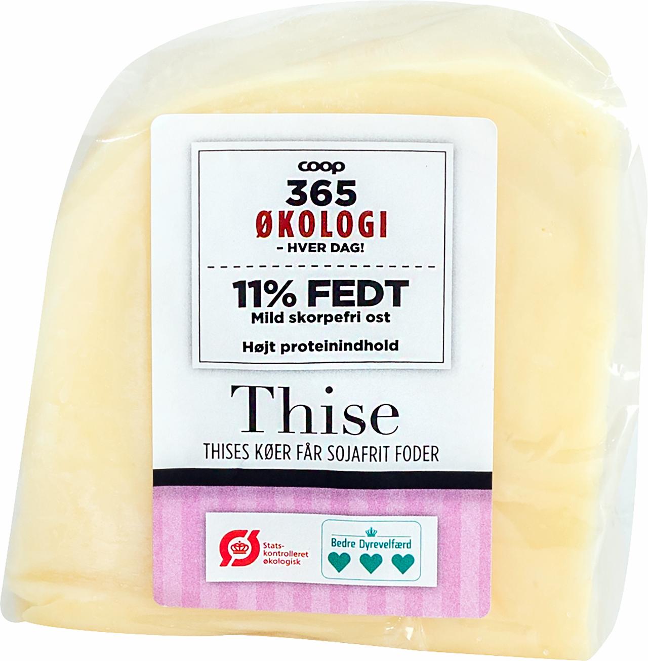 365 Øko Mild ost 20+/11% fedt 450g