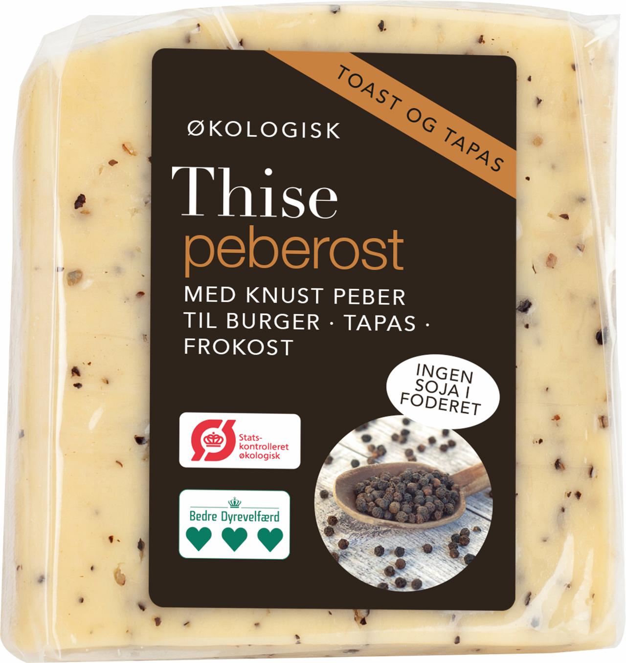 Thise peberost. Fast modnet ost med sort peber 50+/29% 200g