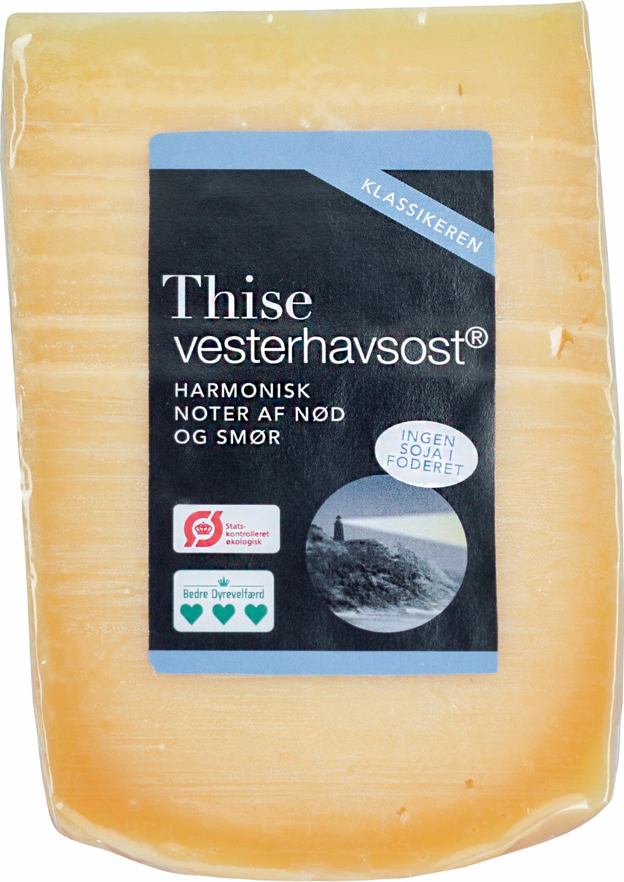 Thise Vesterhavsost. Hård modnet ost 48+/32%. 400g