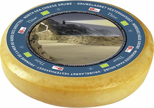 Grubelagret Vesterhavsost. Hård modnet ost 48+/32% 7kg