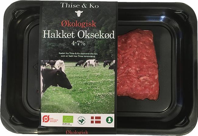 Thise og Ko Økologisk Hakket Oksekød 4-7%